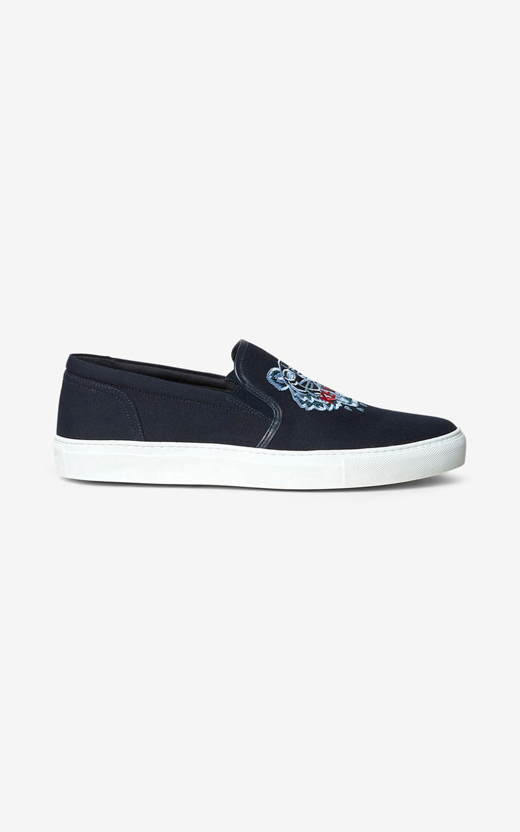 Tenis Kenzo K Skate Tiger Hombre Azul Marino Azules - SKU.2124443